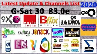G-Sat-30@ 83.0,E | Latest Updates & Channel's List 2020 #FTA | #Sigma_Networks