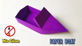 Simple Paper boat | Paper Boat Making Tutorial | Nursery Craft ideas | Easy kids Paper Boat |