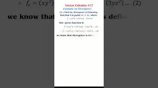 Vector Calculus-17 ||Example on Divergence ||gradient||Vector Analysis ||vector algebra|| curl