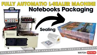 Automatic Note Books Packaging machine - Automatic L-Sealer Createc Packing Solutions