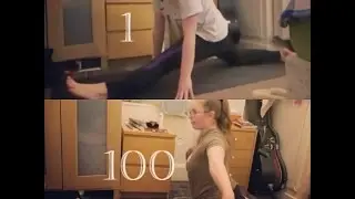 100 days to the splits!