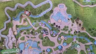 2021 Disney's Blizzard Beach Water Park Map - Florida