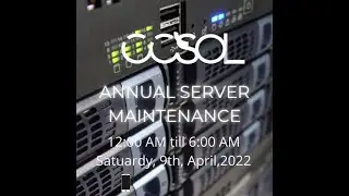 CCSOL Annual Server Maintenance 2022-23
