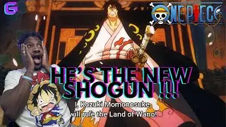 One piece episode 1078 - YOUR NEW SHOGUN OF WANNO !! - KOZUKI MOMONOSUKE 🤩🤩👌🏾
