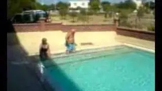 Eddie Newton Gettin in The Coldest Pool In Altinkum