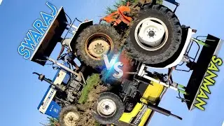 Swaraj 744 FE Tractor VS Sanman 6000 LT | Tractor Comparison | Tractor Video | Tractor