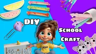 🤯7 Cute school Craft DIYs😱| - Super Easy Crafting ideas💥| School DIYs Hacks💡#craftideas 