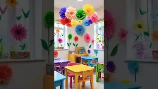 Beautiful Kindergarten Decoration Ideas 🔥🔥#trending #decor #shorts #yt
