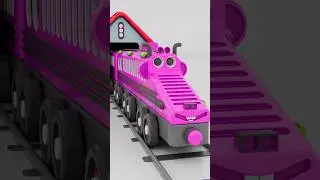 Песня из &laquo;Розового паровозика&raquo; для малышей! #toytrain #trainsongs