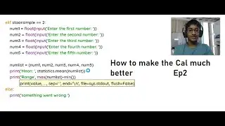Making the best Python Calculator | part2 | in Python|| by Sai Sankalp Nangineni
