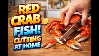 Red Crab Fish Cutting at Home Easy & Clean Method &ndash; SMN Fish Cutting