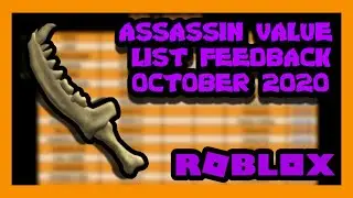 ASSASSIN VALUE LIST FEEDBACK OCTOBER 2020 [ZICKOI]