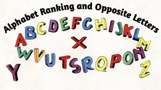 Alphabet Ranking and Opposite Letters||Coding decoding|| tricks