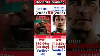 Mission Impossible Vs Retro Box Office Collection | Mission Impossible day 17th collection #shorts