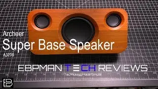 ARCHEER 25W Loud Bluetooth Speakers with Super Bass, Home Stereo Speaker with Subwoofer, Upgrade