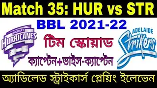 STR vs HUR: Possible Adelaide Strikers Playing 11 For Match 35 Of Big Bash League