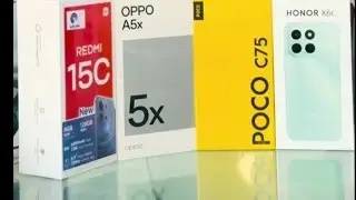 Best phones under 20k -35k Samsung Galaxy A07 Poco C75 Honor X6C Redmi 15c OPPO A5x