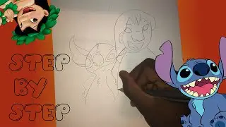 Draw Lilo And Stitch | Draw Disney Characters