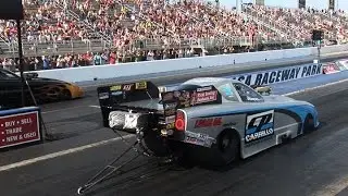Alcohol Funny Car Highlights - NHRA - Tulsa Raceway Park
