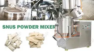 Snus Powder Mixer - for mass production of nicotine pouches