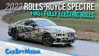 2023 Rolls-Royce Spectre EV Prototype First Fully Electric Rolls-Royce Spied Testing On The Road