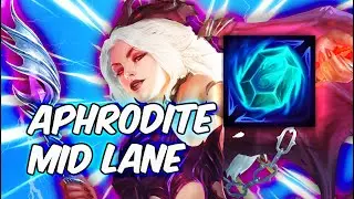 APHRODITE x CONDUIT GEM IS SO GOOD - SMITE (ranked conquest)