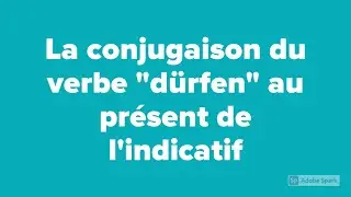 Conjuguer le verbe de modalité 