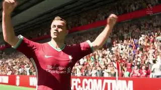 Liverpool FC vs Fulham FC  Anfield Premier League FIFA 21 Xbox  one Gameplay