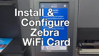 Установка и настройка Wi-Fi на принтере Zebra ZT411