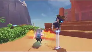 Two Bots that can attack you in astro bot (showcase)