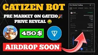 Catizen Pre-Market Price on Gateio | Catizen Price Reveal | Catizen Listing Update