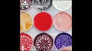 Flat Round with Tree of Life Pendant Silicone Molds(DIY-L071-04)  #pandahall #diy #resin #diycrafts