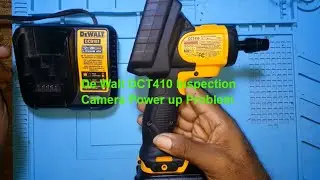 De Walt DCT410 Inspection Camera Power up Problem