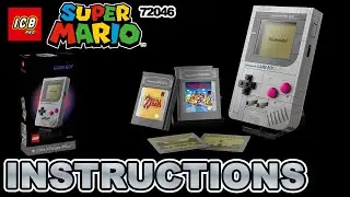 LEGO Super Mario Game Boy 72046 &ndash; 4K Build Instructions Slideshow