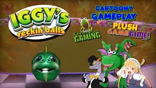 Cartoony Gameplay: Iggy's Reckin' Balls ft. planet z@ya & Squidward Tentacles 1997