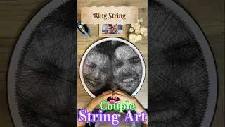Couple String Art Portrait/String Art Couple Making/String Art Portrait Making/String Art By Me#art