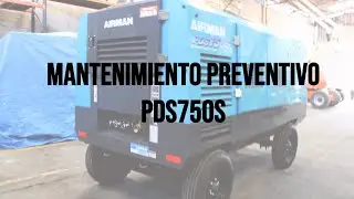 Mantenimiento del compresor AIRMAN PDS750S