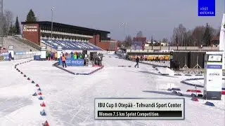 Biathlon. IBU Cup 2016/2017. Otep&auml;&auml; (EST). Women 7,5 km Sprint. 09.03.2017