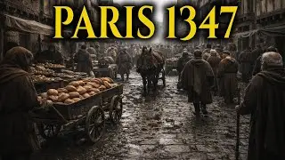 Paris im Jahr 1347: Die Stadt, in der vor der Pest noch ein normales Leben stattfand.