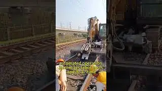 Railway sleeper changing machine, suitable for railway maintenance, efficient and convenient