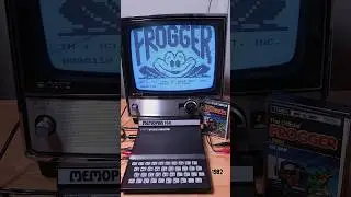 Frogger loaded on Timex Sinclair 1000, 1982 #shorts #retrogaming