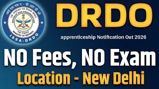 drdo recruitment 2026 | issa drdo | apprentice vacancy 2026 | delhi govt job vacancy |