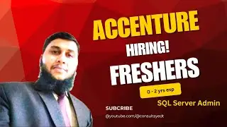 Accenture Hiring &ndash; Freshers (0&ndash;2 Yrs) | SQL Server Admin | Hyderabad, India