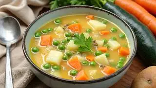 Я использую этот вкусный и простой овощной суп как лекарство для желудка