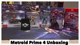 Распаковка Metroid Prime 4 SWITCH 2 Edition + ВСЕ бонусы предзаказа! (Обязательно к просмотру!)