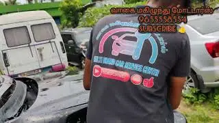 mahinra scorpio 2003 model full restoring rustycar full body painting black colour full appley viral