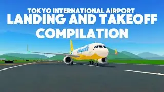 LANDING AND TAKING OFF COMPILATION - Roblox Pilot Training Flight Simulator With @TheRealDuck_guy!