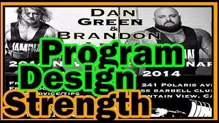 Dan Green program design powerlifting Part 1