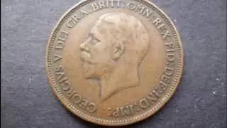UK 1931 One Penny Coin WORTH? GEORGIVS V