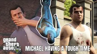 GTA 5, но это просто Майкл, у которого трудные времена.
